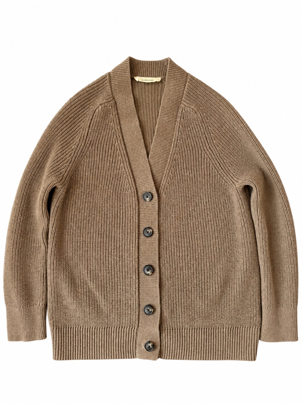 Everlane Organic Cotton Ribbed Cardigan XS